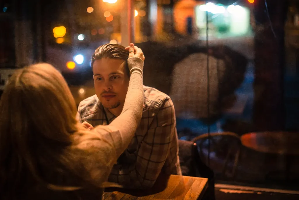 engagement photography coffee shop - Photography by Aril Williams